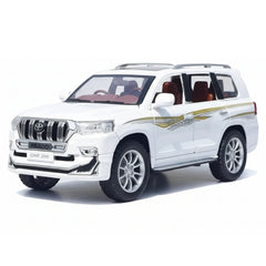 [TOY] 1:24 Toyota 2023 Land Cruiser Prado J50 White Model Car Die-Cast