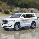 [TOY] 1:24 Toyota 2023 Land Cruiser Prado J50 White Model Car Die-Cast