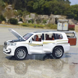 [TOY] 1:24 Toyota 2023 Land Cruiser Prado J50 White Model Car Die-Cast