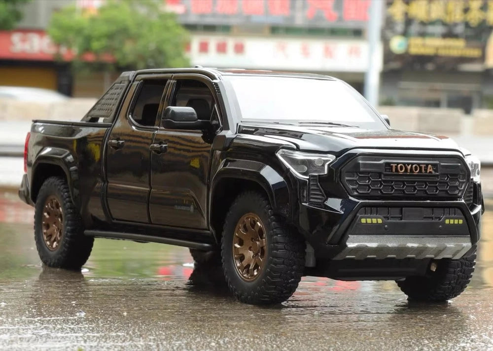 [TOY] 1:24 Toyota 2024 Tacoma Black Model Car Die-Cast