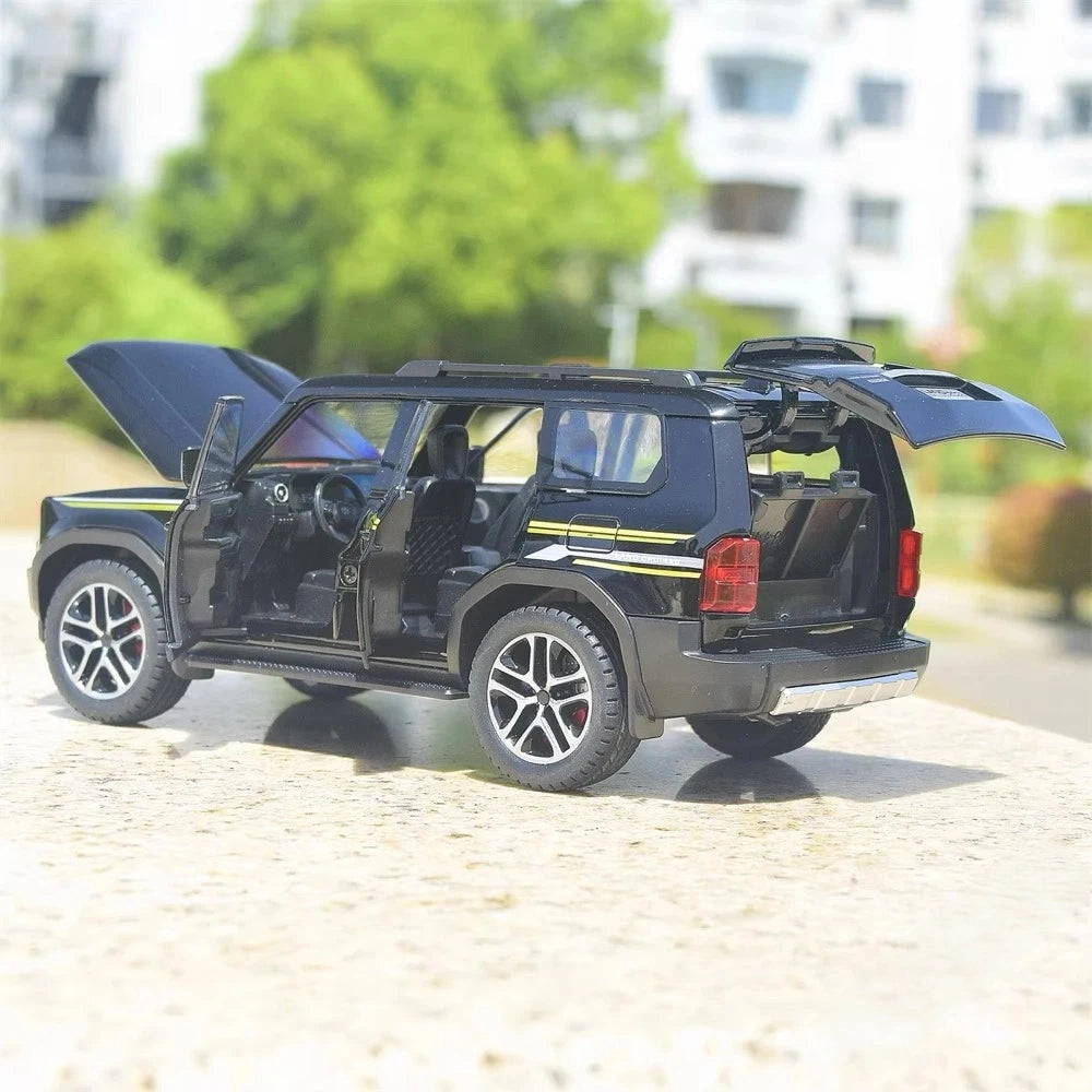 [TOY] 1:24 Toyota 2025 Land Cruiser Prado J250 Black Model Car Die-Cast