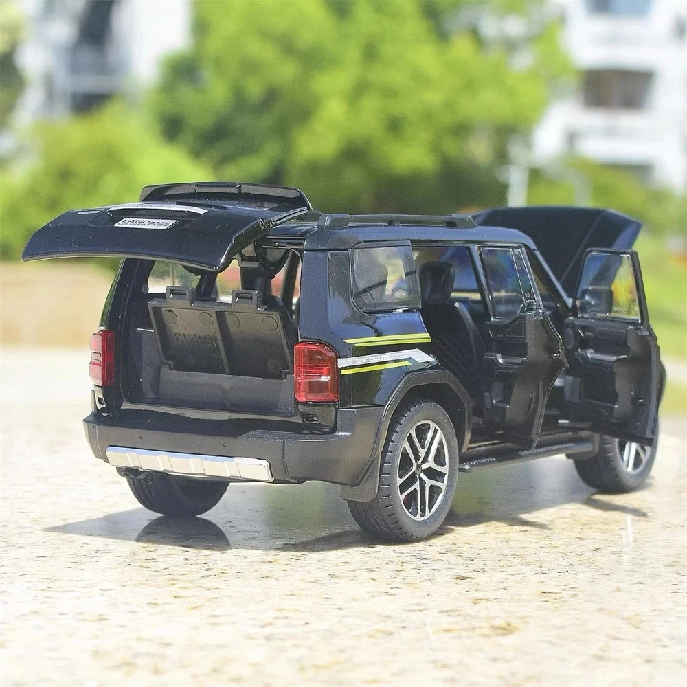 [TOY] 1:24 Toyota 2025 Land Cruiser Prado J250 Black Model Car Die-Cast