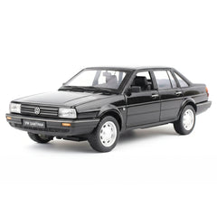 [TOY] 1:24 Volkswagen 1981 Santana nero modellino di auto Die-Cast
