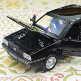 [TOY] 1:24 Volkswagen 1981 Santana zwart modelauto Die-Cast
