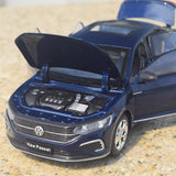 [TOY] 1:24 Volkswagen 2023 Passat NMS blu modellino di auto Die-Cast