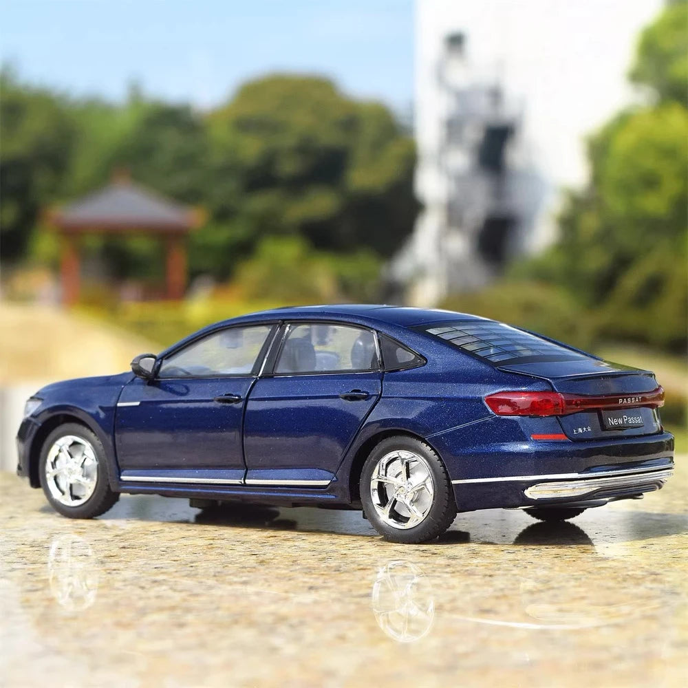 [TOY] 1:24 Volkswagen 2023 Passat NMS Blue Model Car Die-Cast