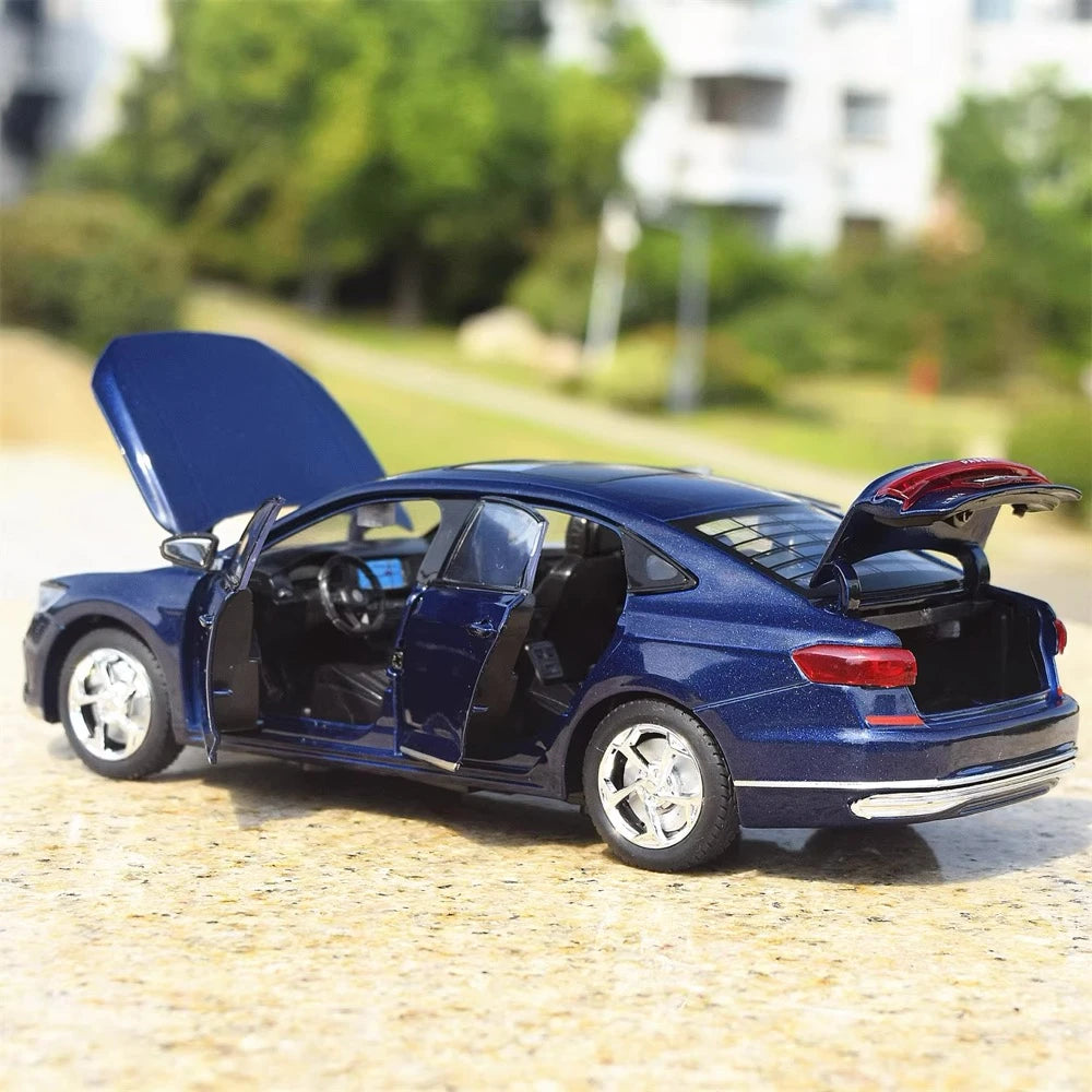[TOY] 1:24 Volkswagen 2023 Passat NMS Blue Model Car Die-Cast