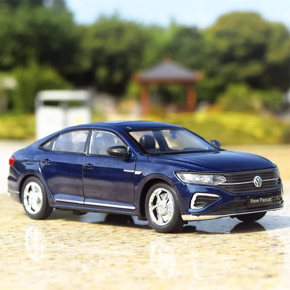 [TOY] 1:24 Volkswagen 2023 Passat NMS Blue Model Car Die-Cast