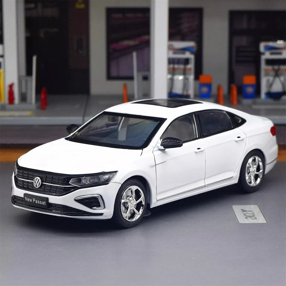 [TOY] 1:24 Volkswagen 2023 Passat NMS White Model Car Die-Cast
