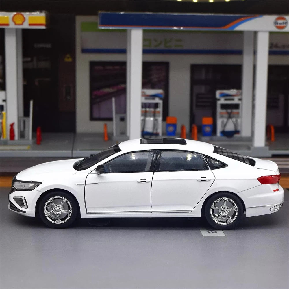[TOY] 1:24 Volkswagen 2023 Passat NMS White Model Car Die-Cast