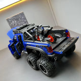 [TOY] 1:28 Ford 2020 F-150 Raptor 6x6 Off-Road Blue Model Car Die-Cast
