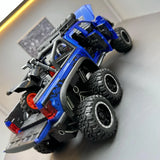 [TOY] 1:28 Ford 2020 F-150 Raptor 6x6 Off-Road Blue Model Car Die-Cast