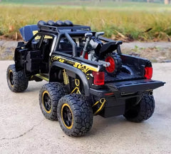 [TOY] 1:28 Ford 2020 F-150 Raptor 6x6 Off-Road brillant noir voiture miniature Die-Cast