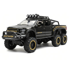 [TOY] 1:28 Ford 2020 F-150 Raptor 6x6 Off-Road brillant noir voiture miniature Die-Cast