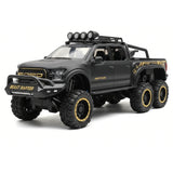 [TOY] 1:28 Ford 2020 F-150 Raptor 6x6 Off-Road Matte Black Model Car Die-Cast