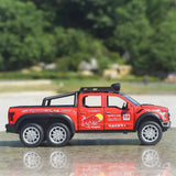 [TOY] 1:28 Ford 2021 F-150 Raptor 6x6 Red Model Car Die-Cast