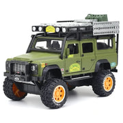 Land Rover 1998 Defender 110 Camel Trophy グリーン 1:28 – 展示向けダイキャストミニカー