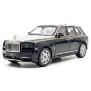 Rolls-Royce 2018 Cullinan negro 1:28 – coche a escala de metal fundido para exposición