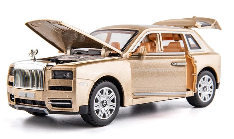 [TOY] 1:28 Rolls-Royce 2018 Cullinan Gold Model Car Die-Cast