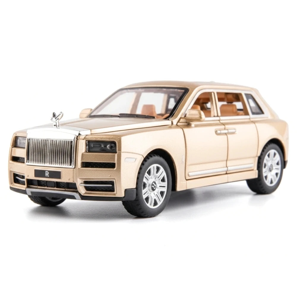 [TOY] 1:28 Rolls-Royce 2018 Cullinan Gold Model Car Die-Cast