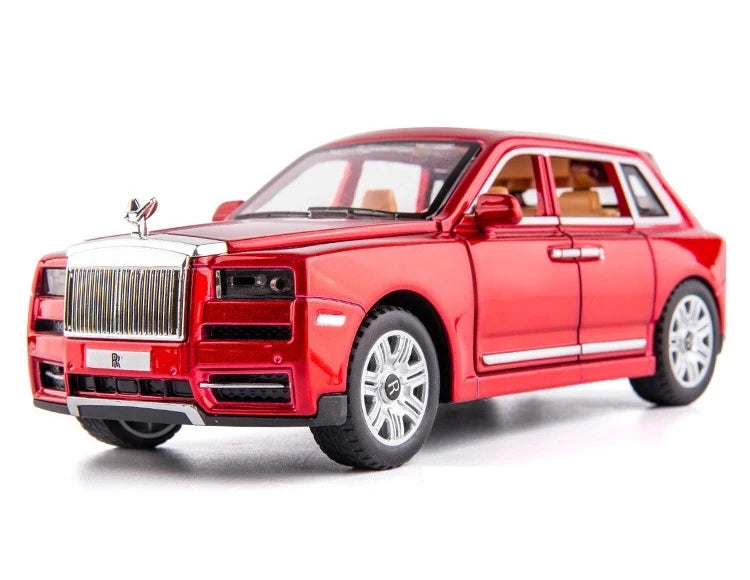 [TOY] 1:28 Rolls-Royce 2018 Cullinan rosso modellino di auto Die-Cast