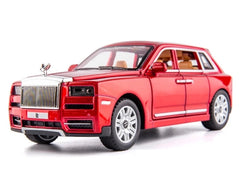 [TOY] 1:28 Rolls-Royce 2018 Cullinan rosso modellino di auto Die-Cast