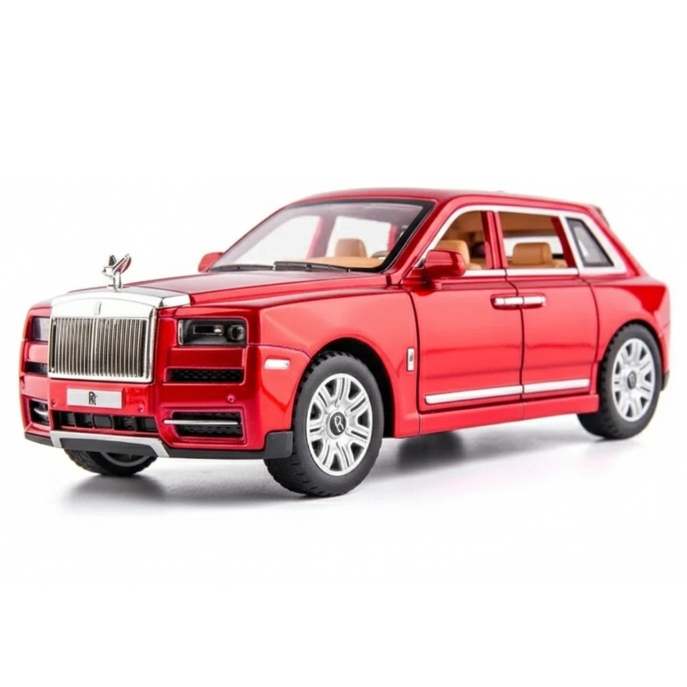 [TOY] 1:28 Rolls-Royce 2018 Cullinan レッド モデルカー Die-Cast