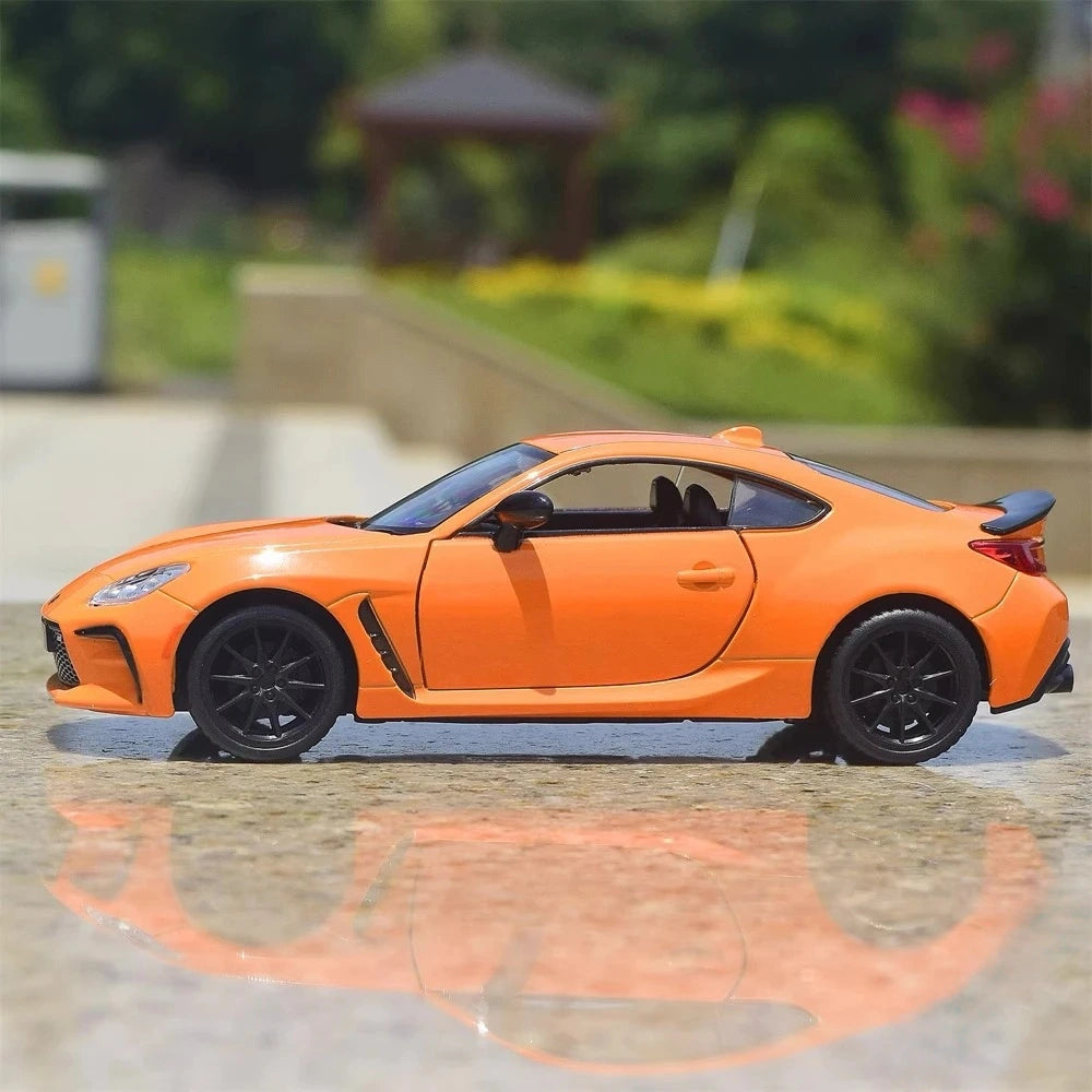 [TOY] 1:28 Toyota 2021 GR86 Orange Model Car Die-Cast