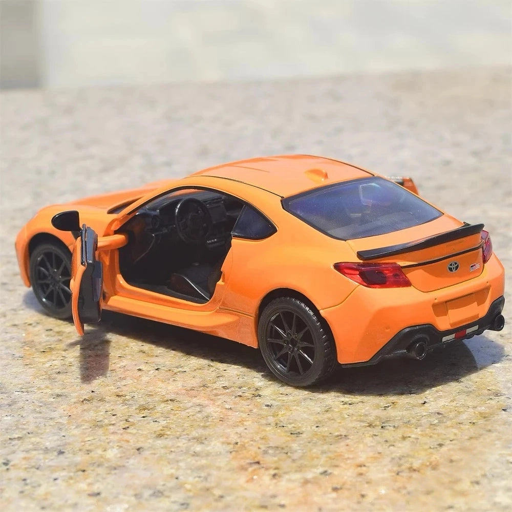 [TOY] 1:28 Toyota 2021 GR86 Orange Model Car Die-Cast