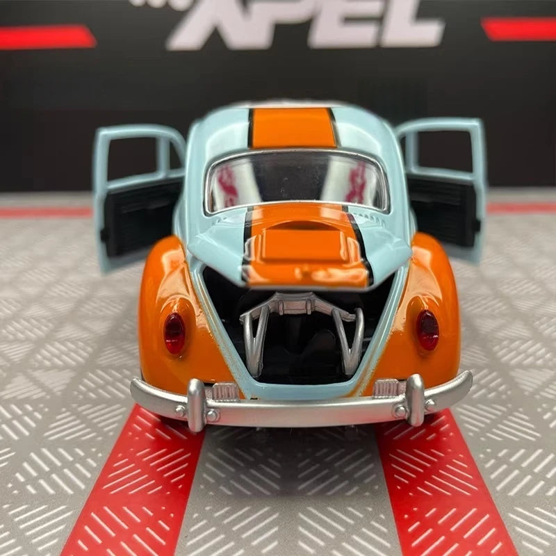 [TOY] 1:24 Volkswagen 1967 Beetle Gulf Model Car Die-Cast