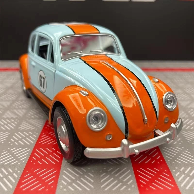 [TOY] 1:24 Volkswagen 1967 Beetle Gulf Model Car Die-Cast