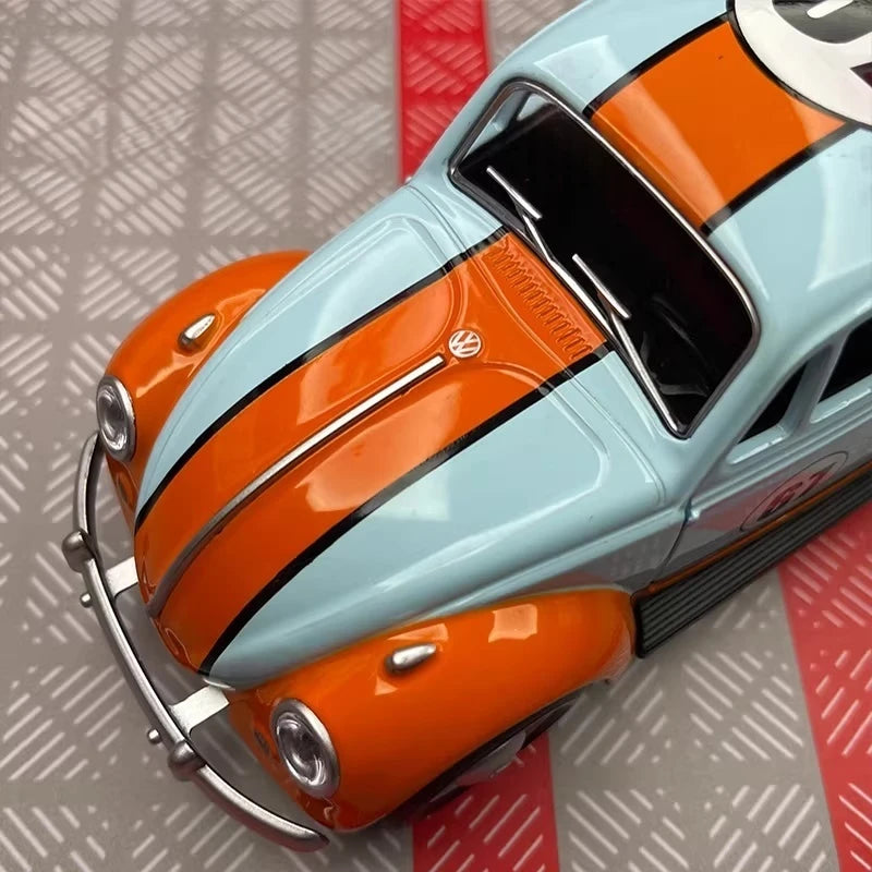 [TOY] 1:24 Volkswagen 1967 Beetle Gulf Model Car Die-Cast