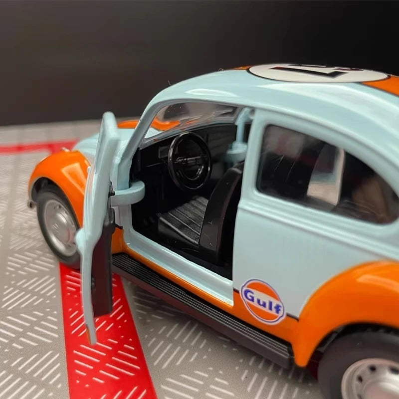 [TOY] 1:24 Volkswagen 1967 Beetle Gulf Model Car Die-Cast