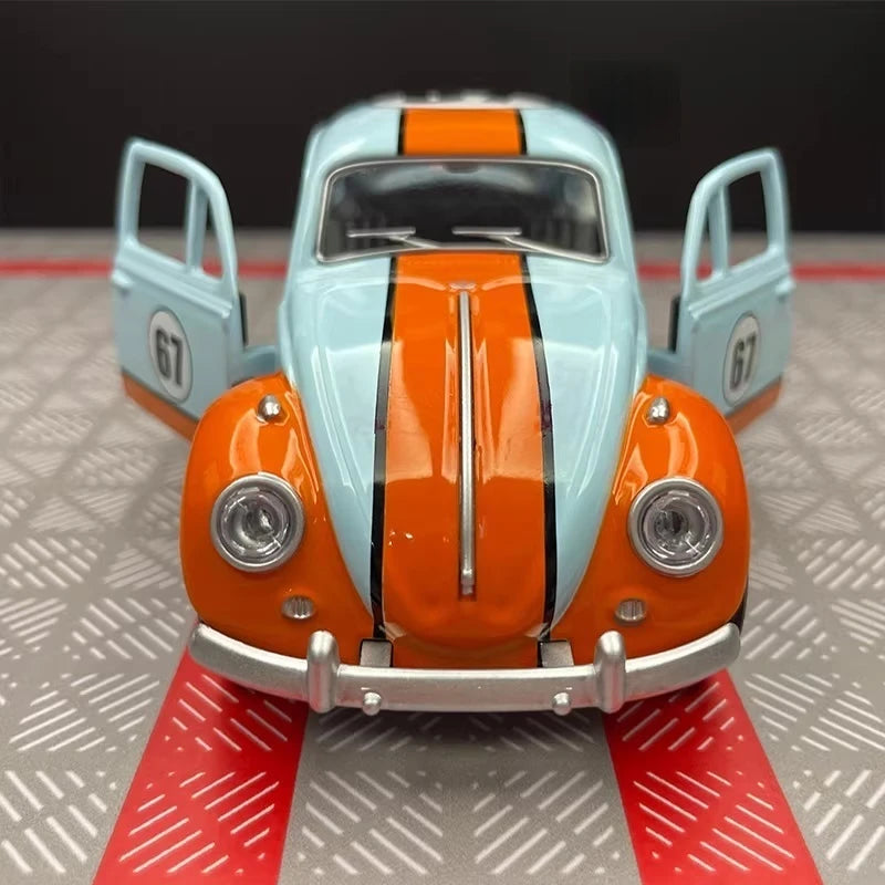 [TOY] 1:24 Volkswagen 1967 Beetle Gulf Model Car Die-Cast