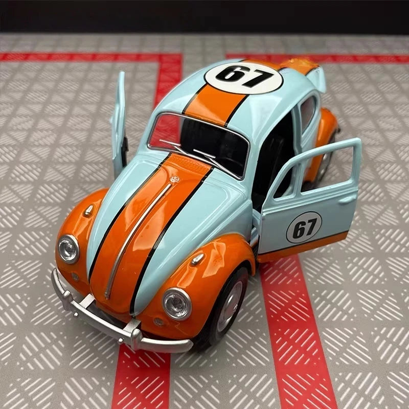 [TOY] 1:24 Volkswagen 1967 Beetle Gulf Model Car Die-Cast