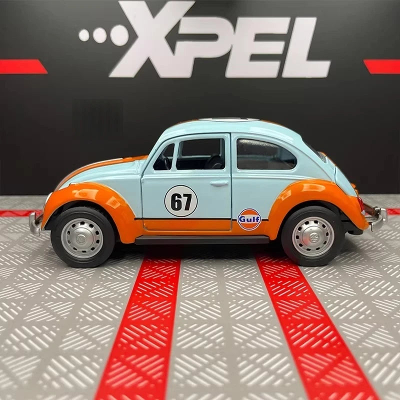 [TOY] 1:24 Volkswagen 1967 Beetle Gulf Model Car Die-Cast