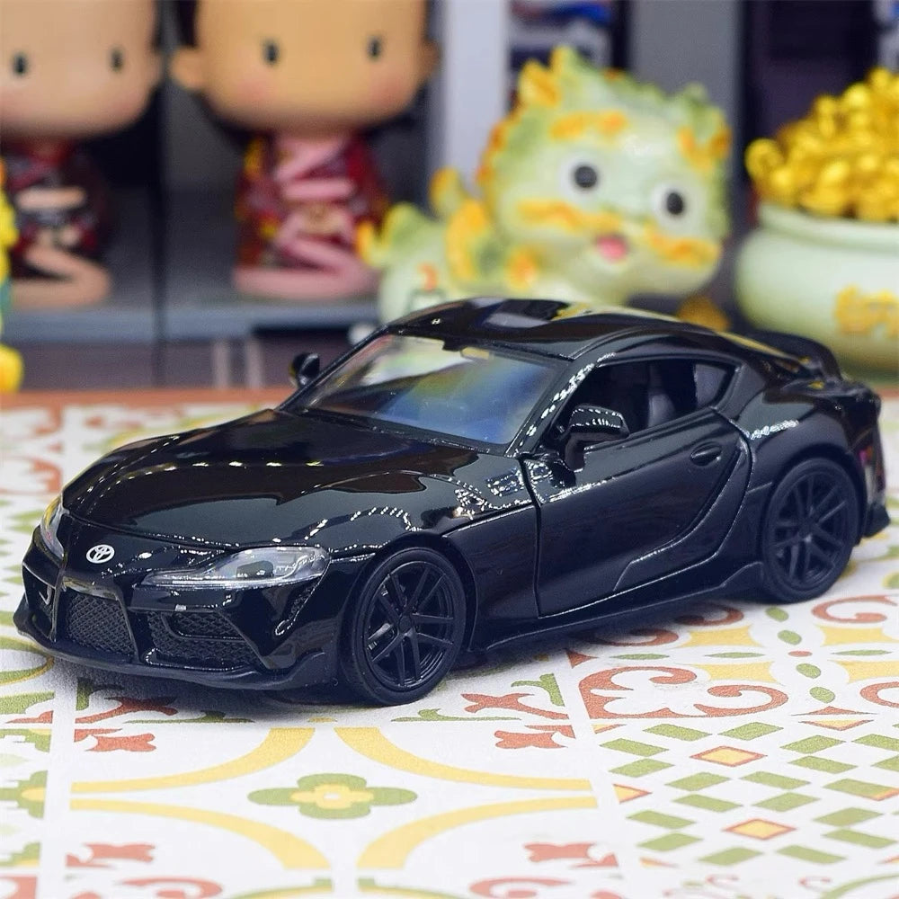 [TOY] 1:30 Toyota 2019 Supra A90 Black Model Car Die-Cast