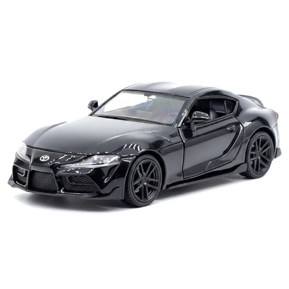 [TOY] 1:30 Toyota 2019 Supra A90 Black Model Car Die-Cast