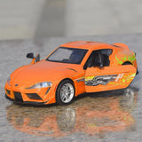 [TOY] 1:30 Toyota 2019 Supra A90 Orange Model Car Die-Cast