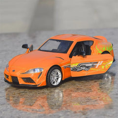 [TOY] 1:30 Toyota 2019 Supra A90 Orange Model Car Die-Cast