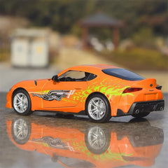 [TOY] 1:30 Toyota 2019 Supra A90 Orange Model Car Die-Cast
