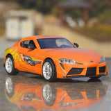 [TOY] 1:30 Toyota 2019 Supra A90 Orange Model Car Die-Cast