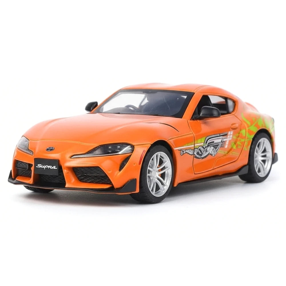[TOY] 1:30 Toyota 2019 Supra A90 Orange Model Car Die-Cast