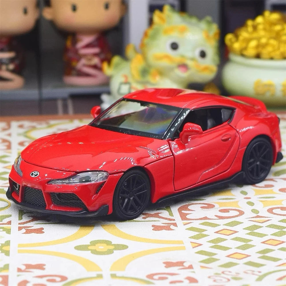 [TOY] 1:30 Toyota 2019 Supra A90 Red Model Car Die-Cast
