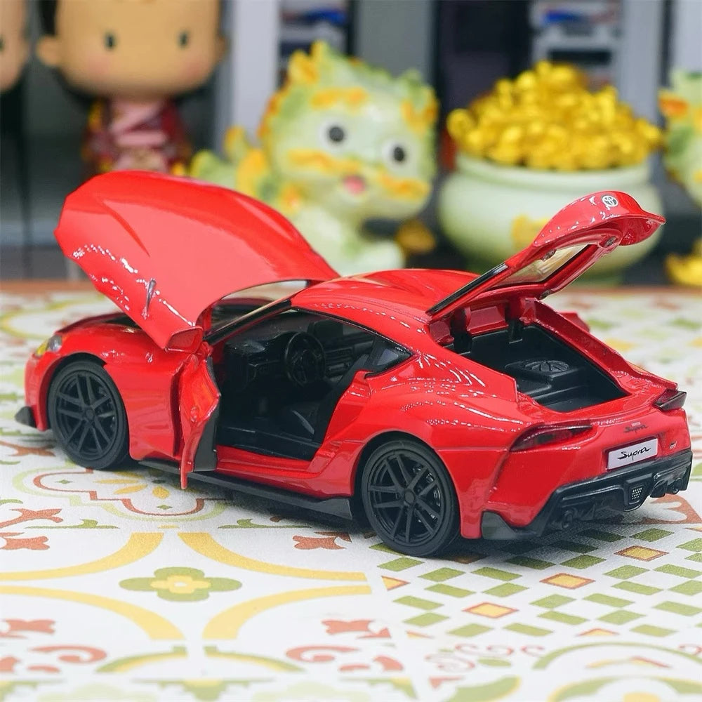 [TOY] 1:30 Toyota 2019 Supra A90 Red Model Car Die-Cast