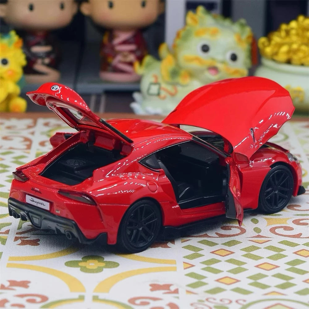[TOY] 1:30 Toyota 2019 Supra A90 Red Model Car Die-Cast