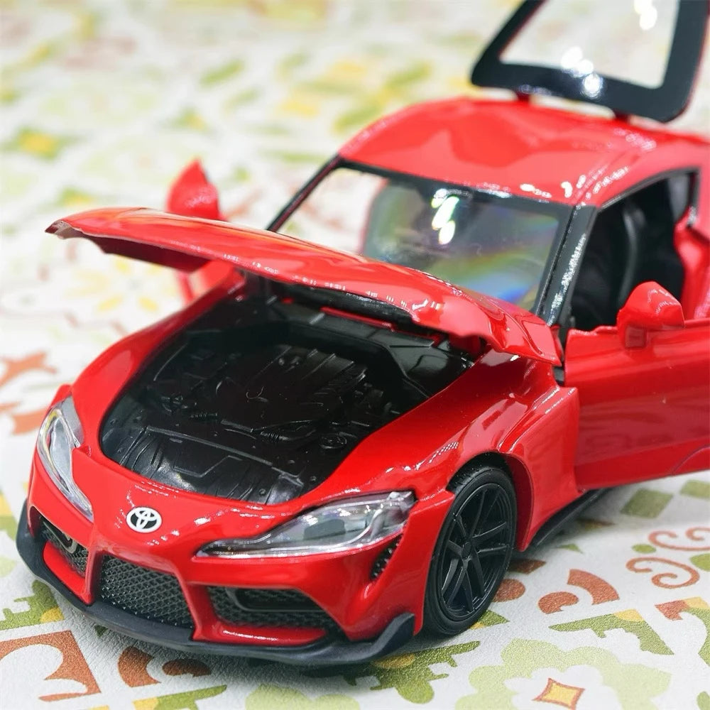 [TOY] 1:30 Toyota 2019 Supra A90 Red Model Car Die-Cast