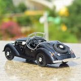 [TOY] 1:32 Audi 1936 Wanderer W25K Roadster Black Model Car Die-Cast