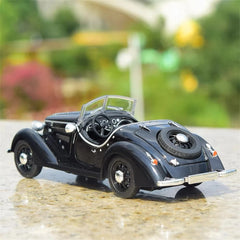 [TOY] 1:32 Audi 1936 Wanderer W25K Roadster Black Model Car Die-Cast