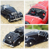 [TOY] 1:32 Audi 1936 Wanderer W25K Roadster Black Model Car Die-Cast